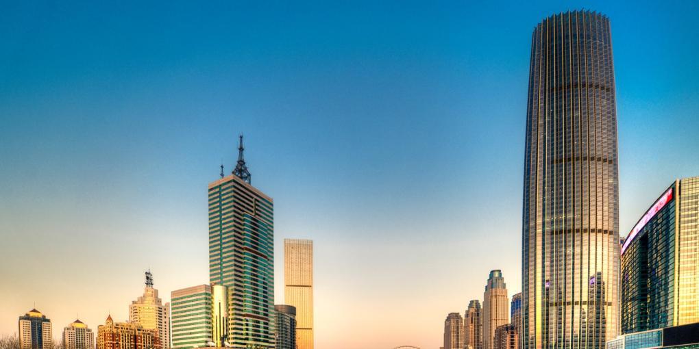 Tianjin China skyline